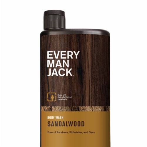 Every Man Jack® Sandalwood Hydrating Men's Body Wash for All Skin Types Perspective: back