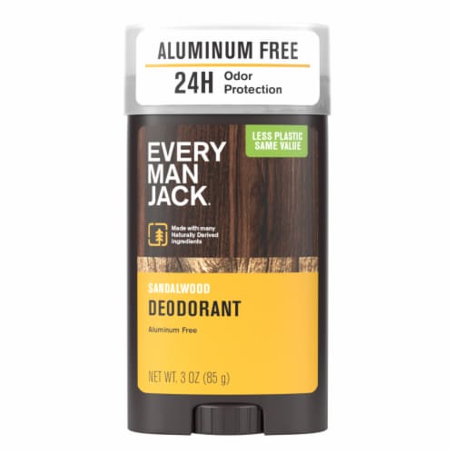 Every Man Jack Mens Deodorant Stick Sandalwood Aluminum-Free Perspective: back