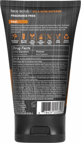 Every Man Jack Charcoal Face Scrub Perspective: back