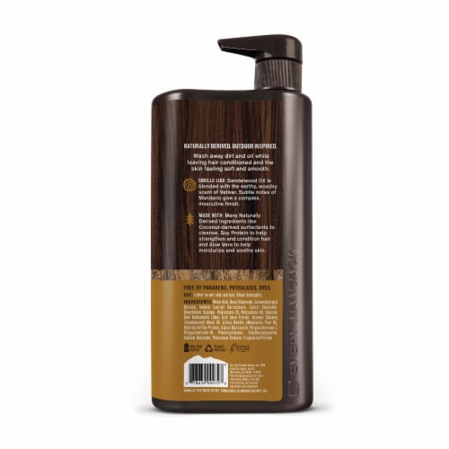 Every Man Jack® Sandalwood Hydrating Mens 3-in-1 All Over Wash for All Skin and Hair Types Perspective: back