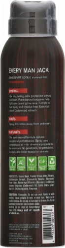 Every Man Jack® Quick Dry Cedarwood Deodorant Spray Perspective: back