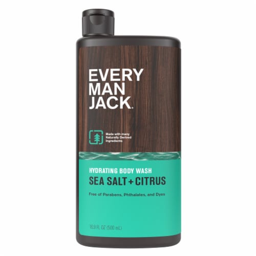 Every Man Jack® Sea Salt Hydrating Men's Body Wash for All Skin Types Perspective: back