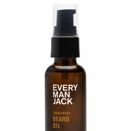 Every Man Jack Mens Beard Oil, Sandalwood Perspective: back