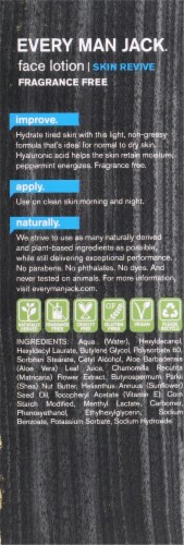 Every Man Jack® Skin Revive Daily Hydration Face Lotion Perspective: back