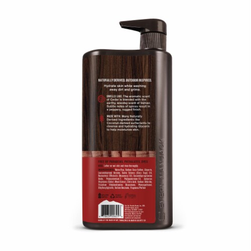 Every Man Jack® Cedarwood Hydrating Men's Body Wash for All Skin Types Perspective: back