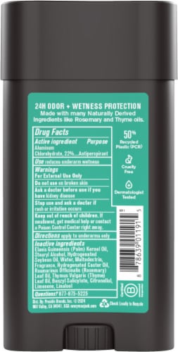 Every Man Jack® Sea Salt Antiperspirant Deodorant Perspective: back