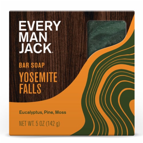Every Man Jack Mens Cold Plunge Bar Soap, Yosemite Falls Perspective: back