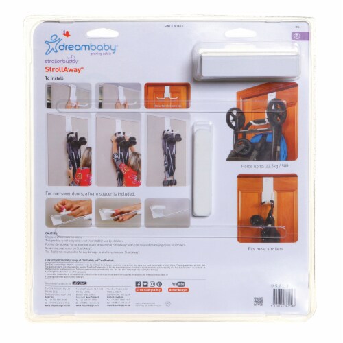 Over door stroller hanger outlet