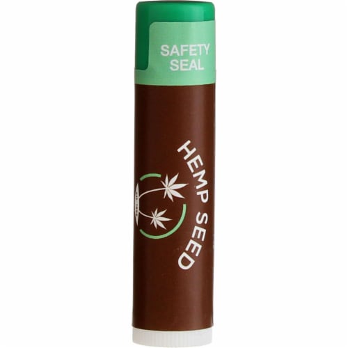 Earthly Body  Hemp Seed Lip Balm   Spearmint Perspective: back