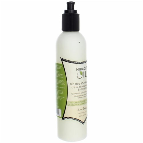 Earthly Body Miracle Oil Shave Cream, 8 Ounce Perspective: back