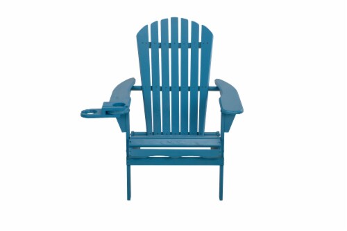 Foldable Adirondack Chair with cup holder set of 4 1 Kroger