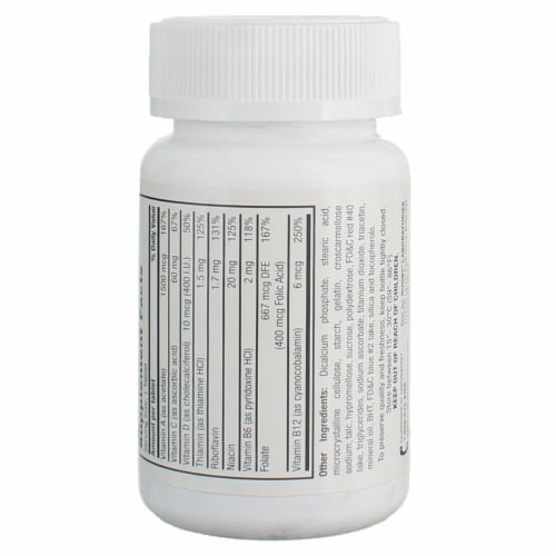 Rugby Daily-Vite Multivitamins Tablets, 100 Ct Perspective: back