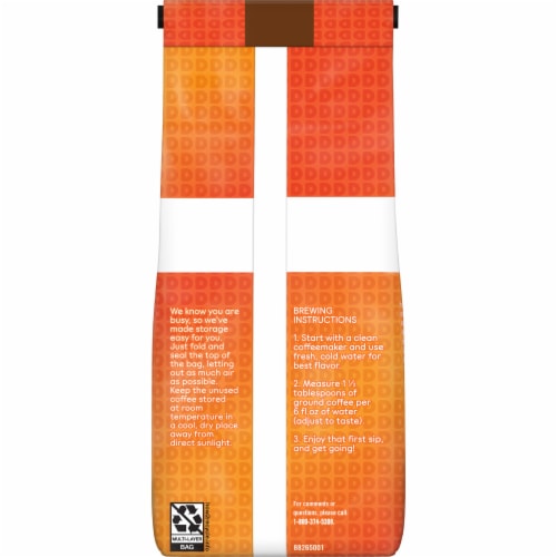 Dunkin'® Original Blend Medium Roast Ground Coffee Perspective: back