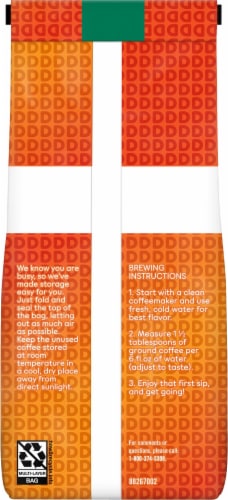 Dunkin'® Donuts Dunkin' Decaf Ground Coffee Perspective: back