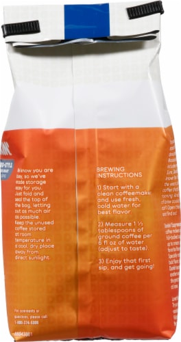 Dunkin'® Espresso-Style Extra Dark Roast Ground Coffee Perspective: back