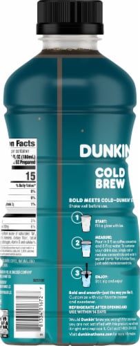 Dunkin'® S'mores Cold Brew Concentrated Coffee Perspective: back