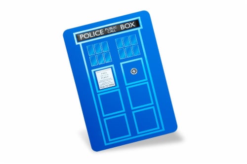 Doctor Who TARDIS Cutting Board Perspective: back