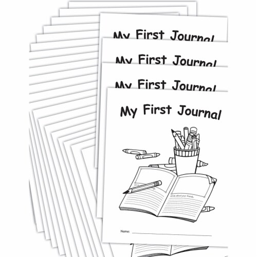 My Own Books: My First Journal by Teacher Created Resources Paperback 25/Pack EP-60122 Perspective: back