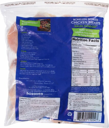 Crescent Foods® All Natural Boneless Skinless Chicken Breast Perspective: back
