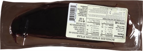 Crescent Foods® Halal Beef Strip Loin Steak Perspective: back