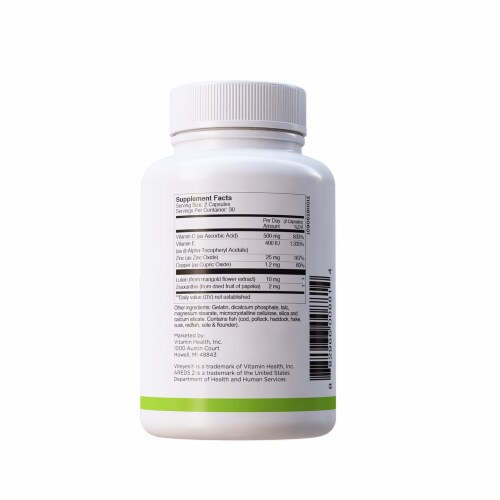 Viteyes Classic Macular Support Capsules Perspective: back