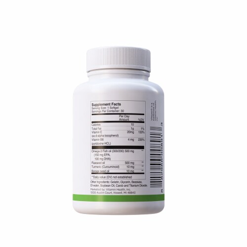 Viteyes Tear Support Softgels Perspective: back