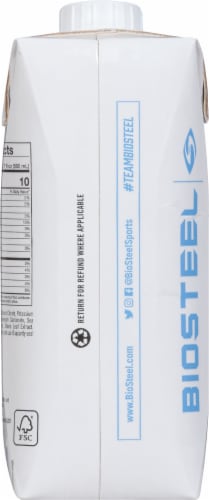 BioSteel White Freeze Sports Drink Perspective: back