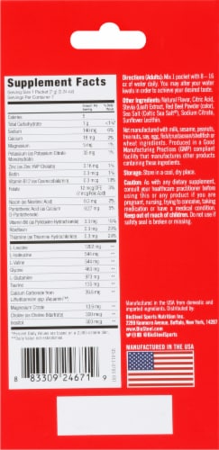 BioSteel Mixed Berry Hydration Mix Perspective: back