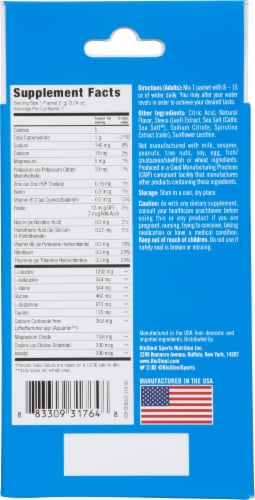 BioSteel Blue Raspberry Essential Electrolytes Hydration Mix Perspective: back
