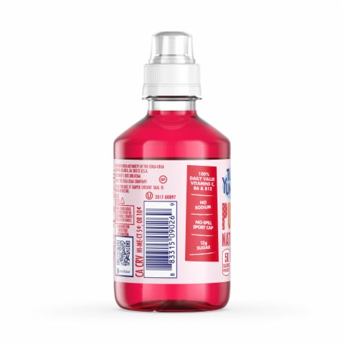 Tum-E Yummies Fruit Punch Flavored Bottled Water Perspective: back