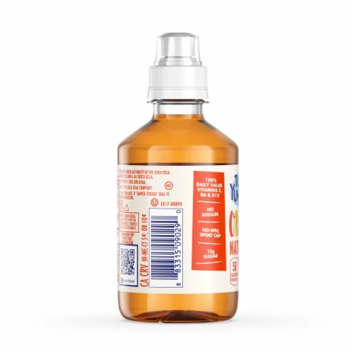 Tum-E Yummies Edgy Orange Burst Flavored Bottled Water Perspective: back