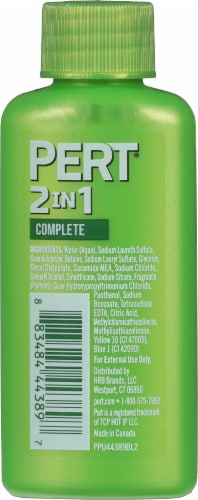 Pert Plus® Classic Clean 2 in 1 Shampoo & Conditioner Perspective: back