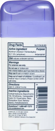 Sure® 48 Hour Confidence Unscented Original Solid Deodorant Perspective: back