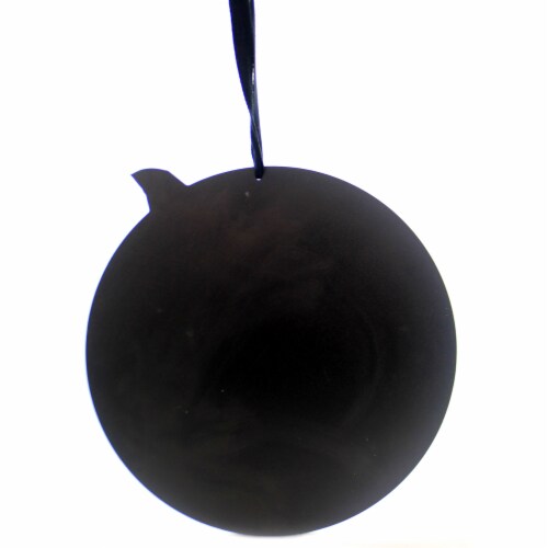Halloween Witch Moon Wall Decor Wood Broom Spooky 95400 Perspective: back