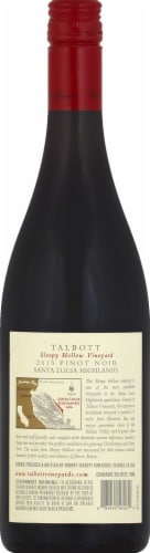 Talbott Sleepy Hollow Vineyards Pinot Noir Perspective: back