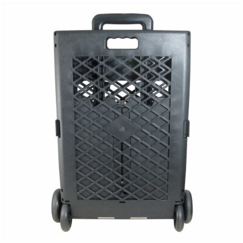 Olympia Tools Plastic Mesh Rolling Cart Perspective: back