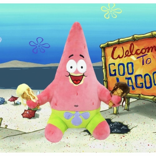NECA SpongeBob SquarePants Patrick with Ice Cream Hug Me Perspective: back