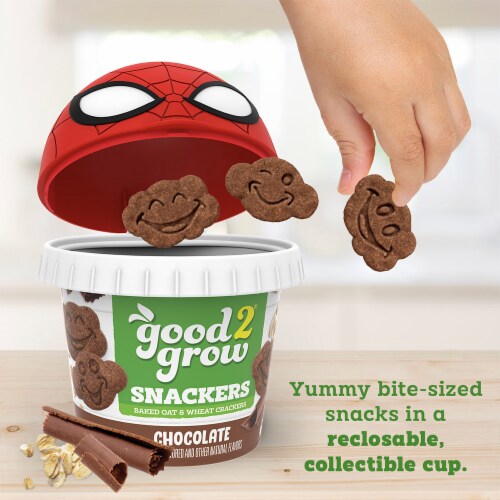 Good2Grow® Chocolate Baked Oat & Wheat Snackers Perspective: back