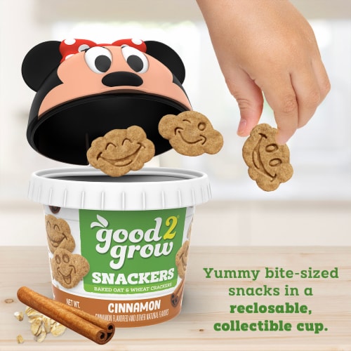 Good 2 Grow® Cinnamon Baked Oat & Wheat Snackers Perspective: back