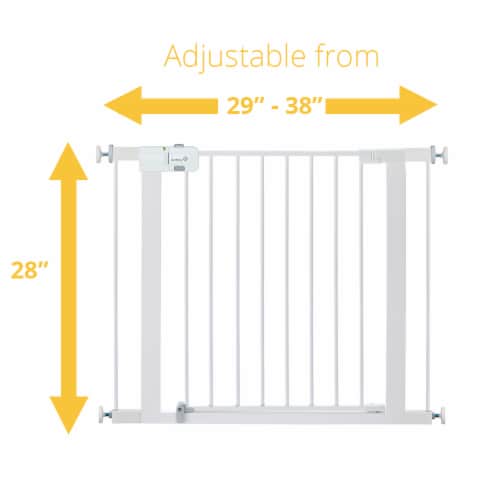 Safety 1st Easy Install Walk-Thru Gate - Value 2 Pack Perspective: back