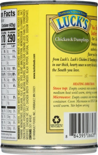 Luck's® Chicken & Dumplings Perspective: back
