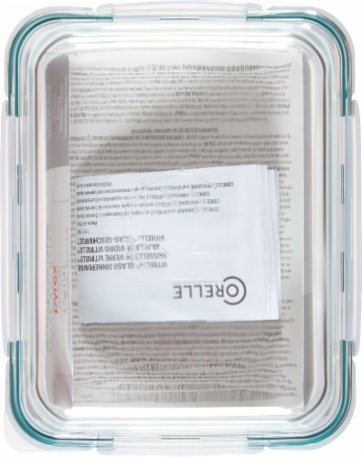 Snapware Total Solution Square Glass Storage Container - Clear Perspective: back