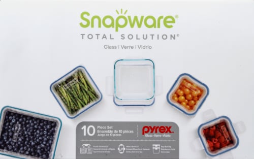 Snapware Total Solution 10-Pc Plastic Food Storage Container Set