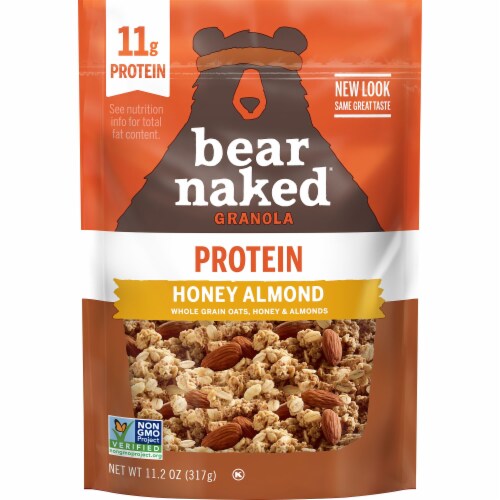 Bear Naked® Honey Almond Protein Granola Perspective: back