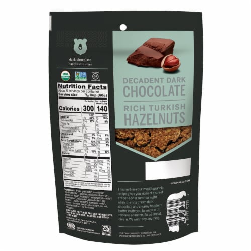 Bear Naked® Dark Chocolate Hazelnut Butter Granola Perspective: back