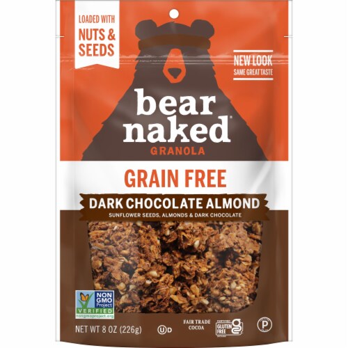 Bear Naked® Dark Chocolate Almond Granola Perspective: back