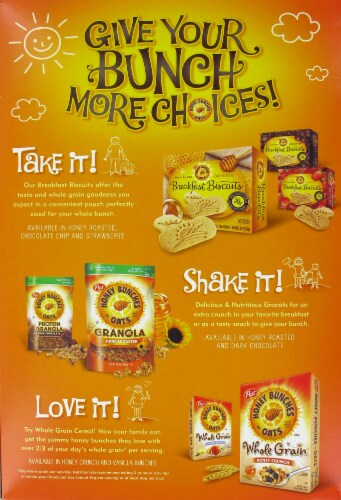 Honey Bunches of Oats Cereal With Almonds Perspective: back