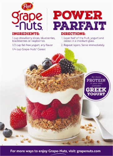 Post® The Original Grape-Nuts Cereal Perspective: back