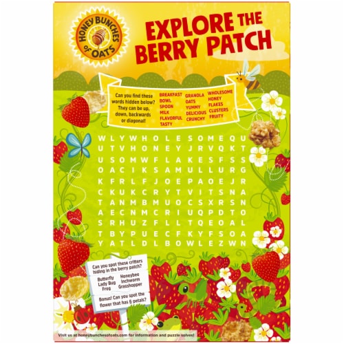 Post honey bunches of oats with real strawberries cereal 13 oz kroger