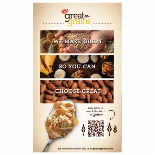 Post® Great Grains® Banana Nut Crunch Cereal Perspective: back